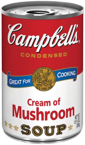 CAMPBELL'S CREAM OF MUSHROOM SOUP 12/10.7OZ
