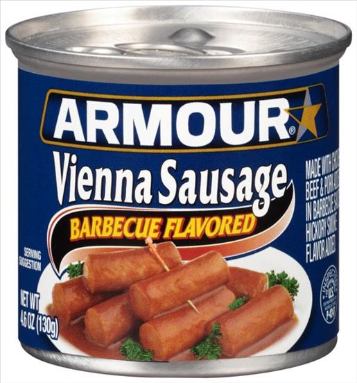 ARMOUR VIENNA SAUSAGE BBQ 4.6OZ