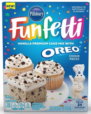 PB CAKE MIX FUNFETTI OREO VANILLA**AVAILABLE BY SPECIAL ORDER ONLY, ALLOW 21 DAYS LEADTIME**