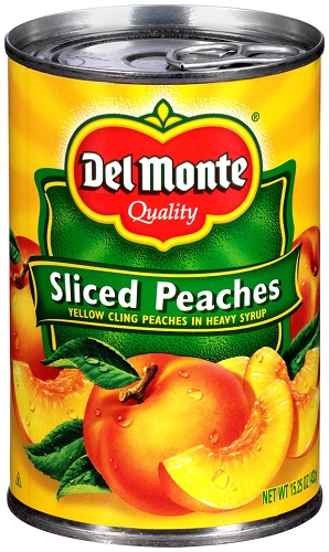 DEL MONTE PEACHES SLICED 15.25OZ