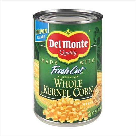 DEL MONTE CORN WHOLE KERNEL 15OZ