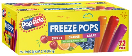 POPSICLE FREEZE POP 1.5OZ 72CTAVAILABLE 2/2026