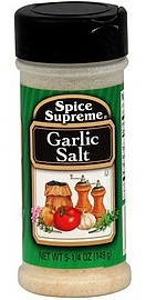 SPICE SUPREME GARLIC SALT 5.25OZ