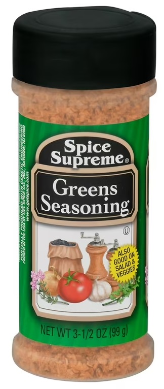 SPICE SUPREME GREENS SEASONING 3.5OZ