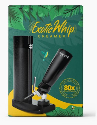 CREAM CHARGER EXOTIC WHIP 3.3L (2,000G) - COCONUT***-FOR FOOD PREPARATION ONLY---18+ ONLY***