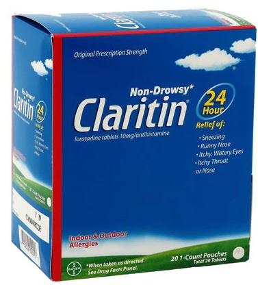 CLARITIN ALLERGY 1PK/20 POUCHES