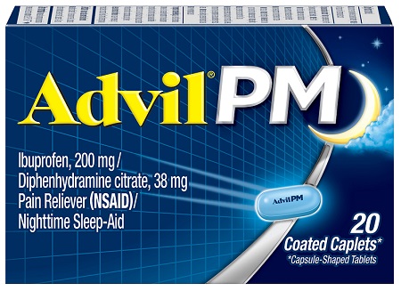 ADVIL (BTL) PM CAPLETS 20CT**AVAILABLE BY SPECIAL ORDER AND EMAIL ONLY, ALLOW 21 DAYS LEADTIME**