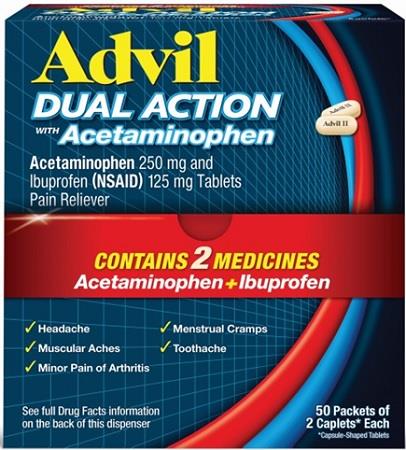 ADVIL DUAL ACTION 2PK