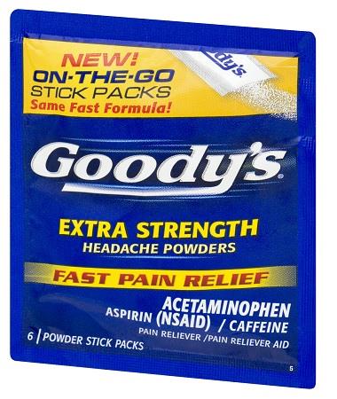 GOODY'S 6PK EXT. STRENGTH POWDER 24CT