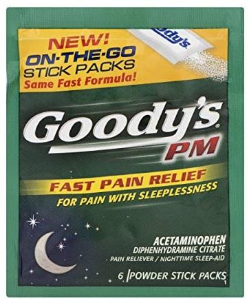 GOODY'S PM 6PK 12CT (NIGHTTIME)