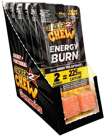 STACKER 2 CHEW ENERGY BURN 2CT