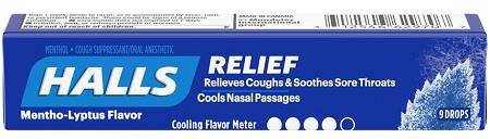 HALLS MENTHOL 20CT (9 PIECE)*$4.50 OFF PER BOX*