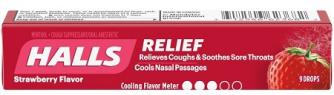 HALLS STRAWBERRY 20CT (9 PIECE)*$4.50 OFF PER BOX*