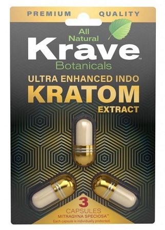 KRAVE KRATOM EXTRACT 3PK CAPSULES**SPECIAL ORDER ITEM -- 7-14 DAY LEAD TIME -- NO RETURNS/EXCHANGES**