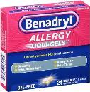 J&J BENADRYL DYE-FREE LIQUIGEL**AVAILABLE BY SPECIAL ORDER AND EMAIL ONLY, ALLOW 21 DAYS LEADTIME**