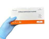 GLOVES NITRILE DISPOSABLE POWDER FREESIZE X-LARGE