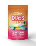 CUTLEAF DUOS POP&PUFF -FRUIT PUNCH** TWO PREROLLS + TWO GUMMIES **