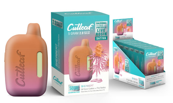 CUTLEAF 5 GRAM DISPOSABLE 2.0  - SHERBERT