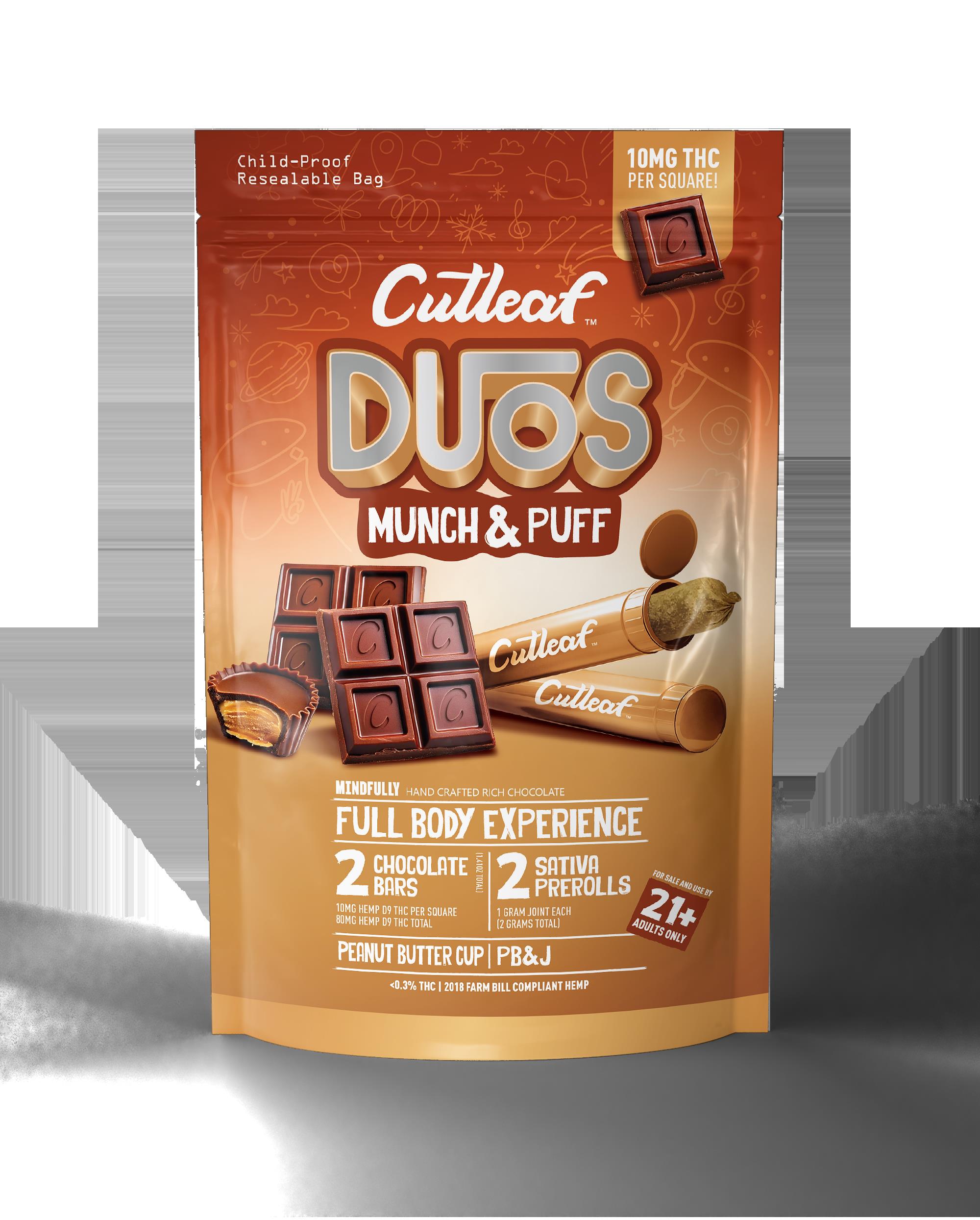 CUTLEAF DUOS MUNCH&PUFF -PB&J