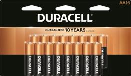 DURACELL .AA  -16PK  (MSRP $18.49)**AVAILABLE BY SPECIAL ORDER AND EMAIL ONLY, ALLOW 14 DAYS LEADTIME