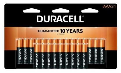DURACELL .AAA  -24PK      (MSRP $24.49)**AVAILABLE BY SPECIAL ORDER AND EMAIL ONLY, ALLOW 14 DAYS LEADTIME