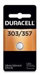 DURACELL ALKALINE 303/357 1PK-USED FOR- KITCHEN SCALE, CALCULATORS, AND KEY FOBS.