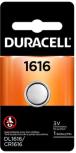 DURACELL LITHIUM COIN #1616 (1PK)  (MSRP $6.99)USED FOR- WATCHES, GARAGE DOOR, MEDICAL DEVICES.