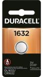 DURACELL LITHIUM COIN #1632 (1PK)   (MSRP $6.99)USED FOR CAR KEYS - TOYOTA, HONDA, LEXUS, SUBARU, SAAB.