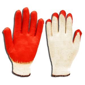GLOVES RED PALM 12CTSTRING KNIT