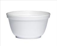 FOAM RESTAURANT BOWL 10OZ #10B20(20OZ LID #20JL)