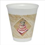 FOAM COFFEE CUPS HOT / COLD 12OZ(16OZ LID--LID#16EL, 16RCL, 16UL, 16SL)