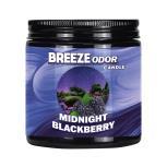 BREEZE ODOR CANDLE MIDNGHT BLACK BERRY13oz CANDLE