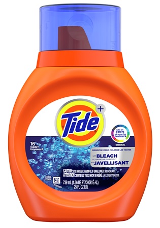 TIDE LIQ. (25oz) W/BLEACH