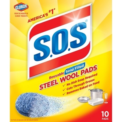 SOS 10PK SOAP PADS 12CT