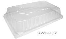 LID PLASTIC REG.DOME RECTANGLE 100CT(FITS RECTANGLE PAN #350)