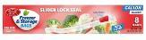 HOME SELECT FREEZER GALLON BAGSLIDER LOCK 8CT