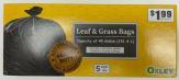 OXLEY HEAVY DUTY LEAF & GRASS BAG 40GAL 5CT(PRE-PRICE $1.99)