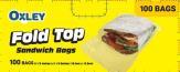 OXLEY SANDWICH BAGS 24/100CT