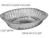 ROASTING PAN OVAL 100CT(LID #324DL)