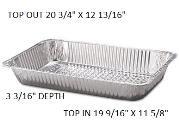 ROASTING PAN FULL SIZE DEEP 50CT(LID #2050)