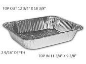 ROASTING PAN 1/2 DEEP 100CT(LID #2049, 321LDL)