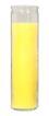 CANDLE RELIGIOUS 12CTPLAIN YELLOW (8.1OZ)