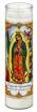 CANDLE RELIGIOUS 12CTGUADALUPE WHITE (8.1OZ)