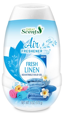 AIR FRESH ADJUST FRESH LINEN GREAT SCENTS 6OZ