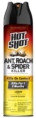 HOT SHOT 6/17.5OZANT, ROACH & SPIDER KILLER LEMON SCENT