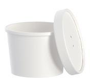 PAPER CUP 12OZ WITH LID COMBO PACK.**250 CUPS / 250 LIDS**
