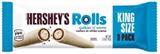 HERSHEY'S ROLLS S COOKIES 'N' CREME WAFERS  KING 2.5OZ