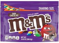 M&M DARK CHOC. 9.4OZ POUCH
