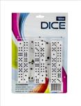 DICE LARGE WHITE 16MM BOARD