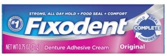 FIXODENT DENTURE CREAM .75OZ